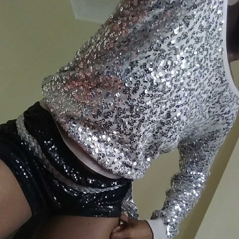 Sparkling two piece outfit from H&M